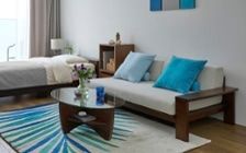 No.283：青が映える大人の暮らし。海スタイル×ワンルーム8畳・寝室：画像3