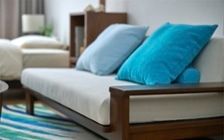 No.283：青が映える大人の暮らし。海スタイル×ワンルーム8畳・寝室：画像4