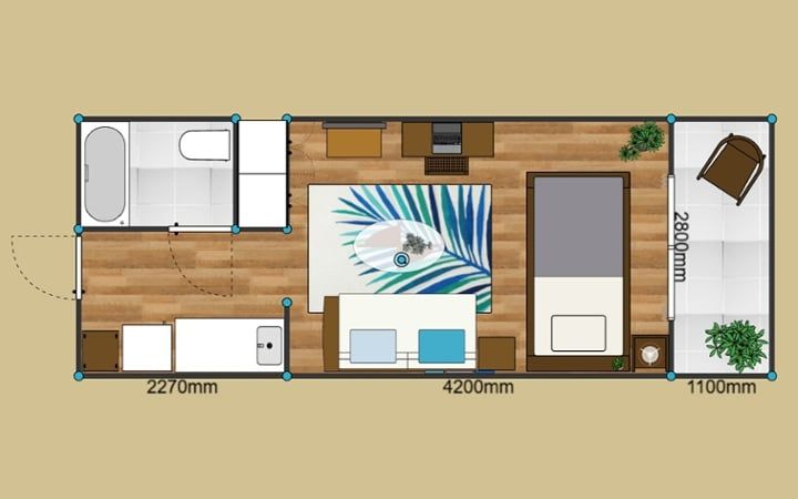 No.283：青が映える大人の暮らし。海スタイル×ワンルーム8畳・寝室：画像27