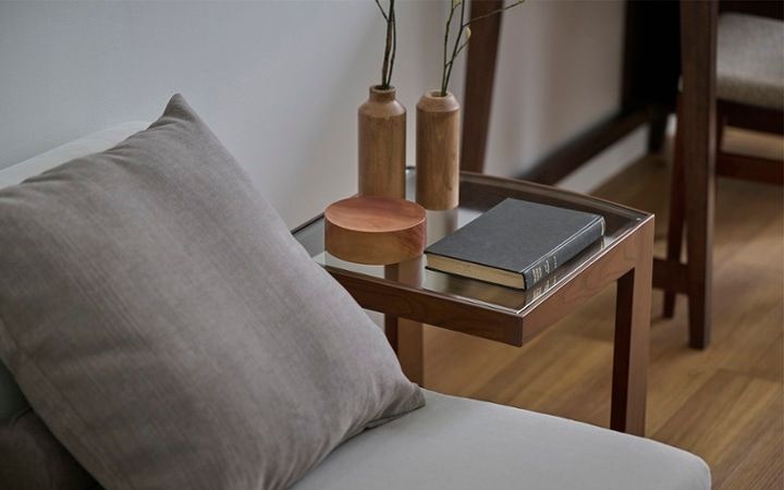 No.284：一人暮らしに温もりを。無垢材家具で整えた8畳ワンルーム：画像6