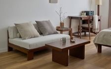 No.284：一人暮らしに温もりを。無垢材家具で整えた8畳ワンルーム：画像23