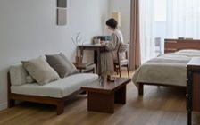 No.284：一人暮らしに温もりを。無垢材家具で整えた8畳ワンルーム：画像7