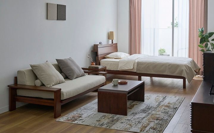 No.290：ニュアンスカラーが主役。おしゃれで落ち着く10畳の部屋：画像2