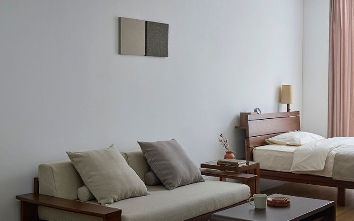 No.290：ニュアンスカラーが主役。おしゃれで落ち着く10畳の部屋：画像7