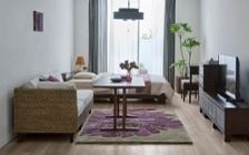 No.291：10畳ワンルームを彩る。大人女子のパープルインテリア：画像2