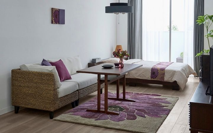 No.291：10畳ワンルームを彩る。大人女子のパープルインテリア：画像30