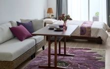 No.291：10畳ワンルームを彩る。大人女子のパープルインテリア：画像3