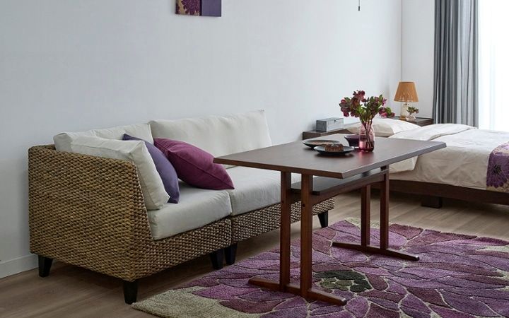 No.291：10畳ワンルームを彩る。大人女子のパープルインテリア：画像7