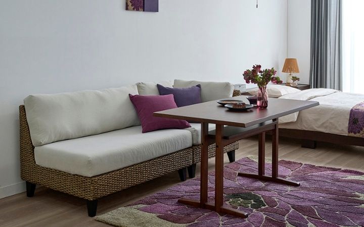 No.291：10畳ワンルームを彩る。大人女子のパープルインテリア：画像6