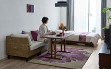 No.291：10畳ワンルームを彩る。大人女子のパープルインテリア：画像1