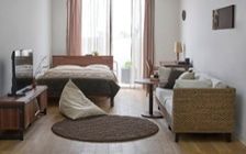 No.292：ブラウンと自然素材が奏でる、安らぎの10畳ワンルーム：画像1