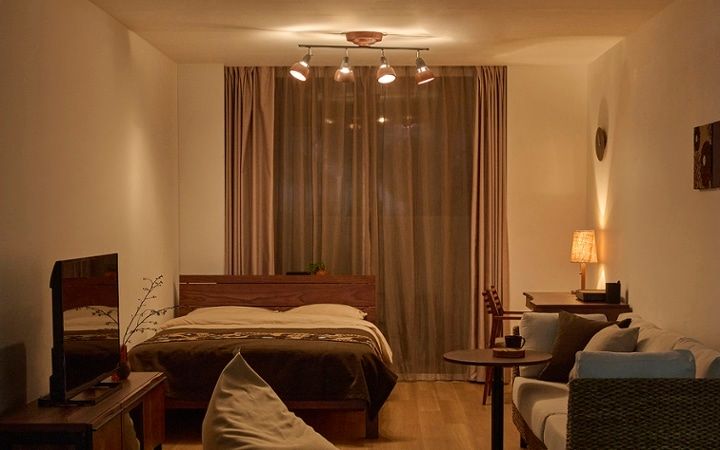 No.292：ブラウンと自然素材が奏でる、安らぎの10畳ワンルーム：画像9