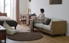 No.292：ブラウンと自然素材が奏でる、安らぎの10畳ワンルーム：画像2