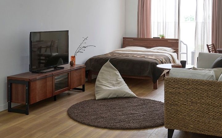 No.292：ブラウンと自然素材が奏でる、安らぎの10畳ワンルーム：画像12