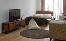 No.292：ブラウンと自然素材が奏でる、安らぎの10畳ワンルーム：画像12