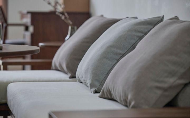 No.293：都会的で温かい。12畳を彩るグレー＆ブラウンのワンルーム：画像6