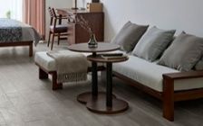 No.293：都会的で温かい。12畳を彩るグレー＆ブラウンのワンルーム：画像4