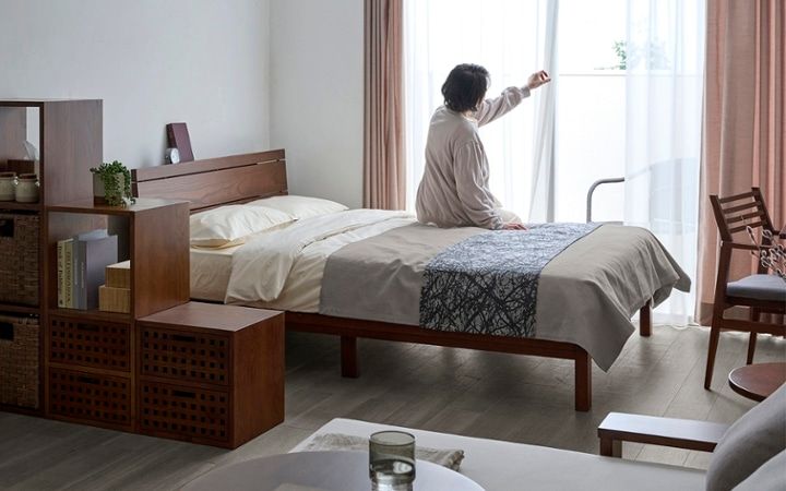 No.293：都会的で温かい。12畳を彩るグレー＆ブラウンのワンルーム：画像19