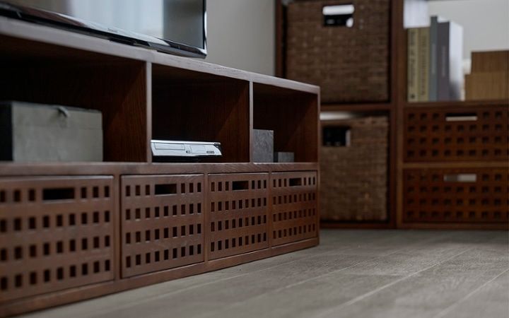 No.293：都会的で温かい。12畳を彩るグレー＆ブラウンのワンルーム：画像14