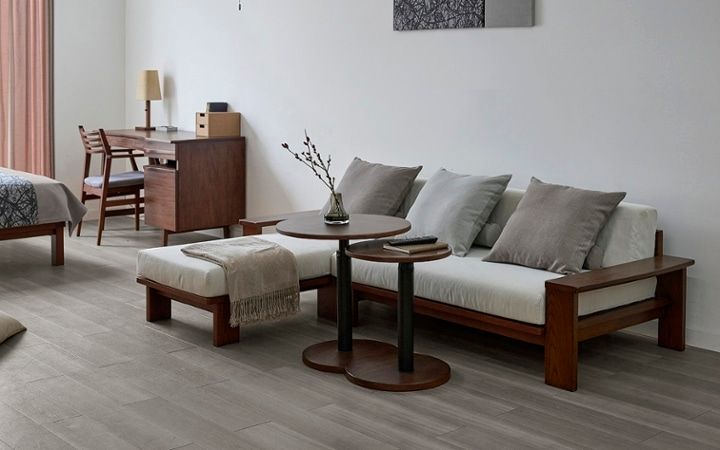 No.293：都会的で温かい。12畳を彩るグレー＆ブラウンのワンルーム：画像25