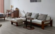 No.293：都会的で温かい。12畳を彩るグレー＆ブラウンのワンルーム：画像25