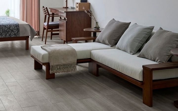 No.293：都会的で温かい。12畳を彩るグレー＆ブラウンのワンルーム：画像27