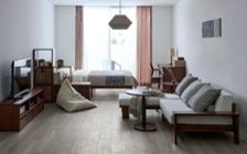 No.293：都会的で温かい。12畳を彩るグレー＆ブラウンのワンルーム：画像11