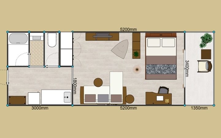 No.293：都会的で温かい。12畳を彩るグレー＆ブラウンのワンルーム：画像32
