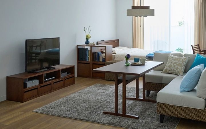 No.294：12畳を2部屋感覚に。ゾーニングで快適な一人暮らし：画像12