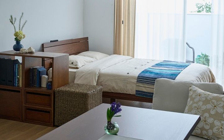 No.294：12畳を2部屋感覚に。ゾーニングで快適な一人暮らし