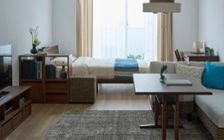 No.294：12畳を2部屋感覚に。ゾーニングで快適な一人暮らし：画像17