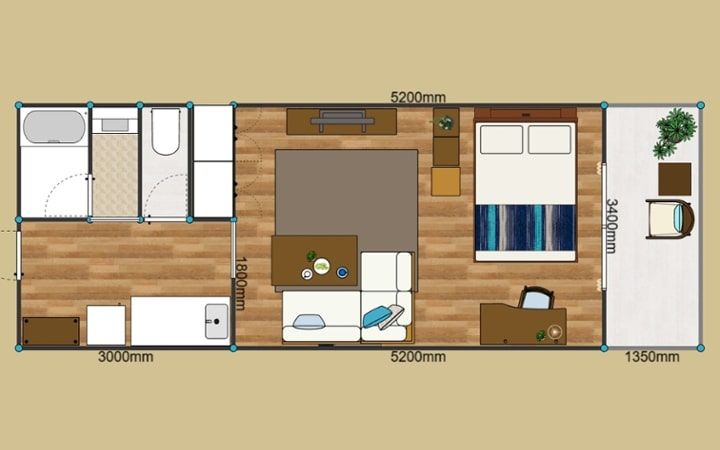 No.294：12畳を2部屋感覚に。ゾーニングで快適な一人暮らし：画像31