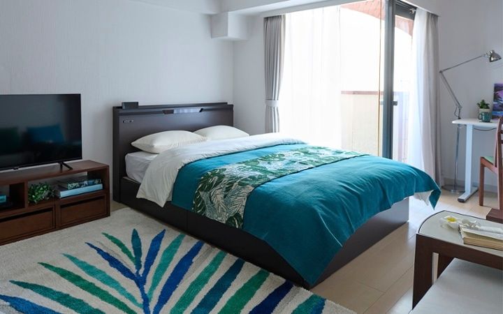 No.295 大人のハワイインテリア。海色が映えるワンルーム：画像12