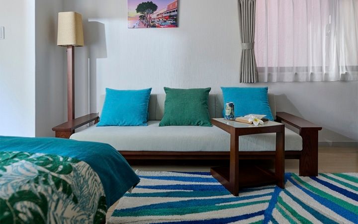 No.295 大人のハワイインテリア。海色が映えるワンルーム：画像6