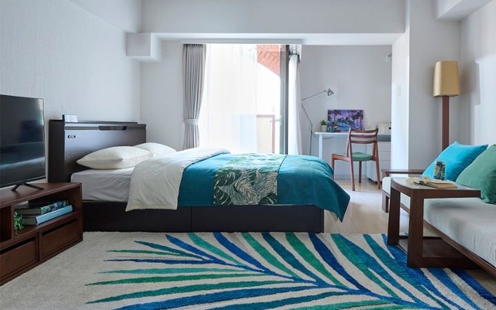 No.295 大人のハワイインテリア。海色が映えるワンルーム：画像15