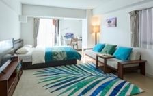 No.295 大人のハワイインテリア。海色が映えるワンルーム：画像1