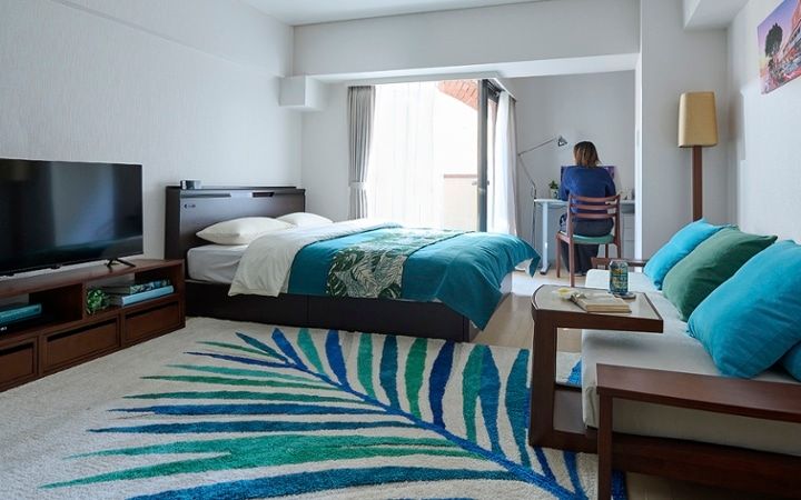 No.295 大人のハワイインテリア。海色が映えるワンルーム：画像21