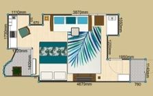 No.295 大人のハワイインテリア。海色が映えるワンルーム：画像27