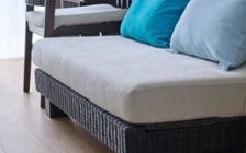 No.297：ブルーで広く見せる6畳。開放感あふれるワンルーム・寝室：画像5