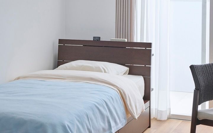 No.297：ブルーで広く見せる6畳。開放感あふれるワンルーム・寝室：画像20