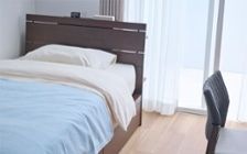 No.297：ブルーで広く見せる6畳。開放感あふれるワンルーム・寝室：画像28