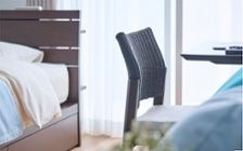 No.297：ブルーで広く見せる6畳。開放感あふれるワンルーム・寝室：画像21