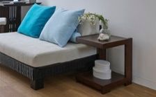 No.297：ブルーで広く見せる6畳。開放感あふれるワンルーム・寝室：画像24