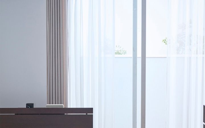 No.297：ブルーで広く見せる6畳。開放感あふれるワンルーム・寝室：画像14