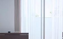 No.297：ブルーで広く見せる6畳。開放感あふれるワンルーム・寝室：画像14