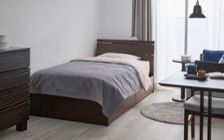 No.299：6畳で体感する、ブルー×グレーのホテル風インテリア：画像17