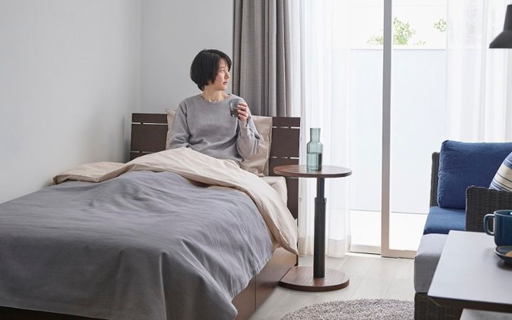 No.299：6畳で体感する、ブルー×グレーのホテル風インテリア