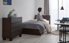 No.299：6畳で体感する、ブルー×グレーのホテル風インテリア：画像15