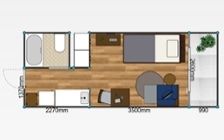 No.299：6畳で体感する、ブルー×グレーのホテル風インテリア：画像25