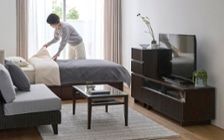 No.300：6畳を明るくモダンに。ライトグレーの洗練スタイル：画像15